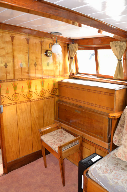 Piano in the Saloon of the Wherry Hathor