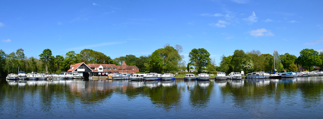 Womack Staithe at Womack Water near Ludham