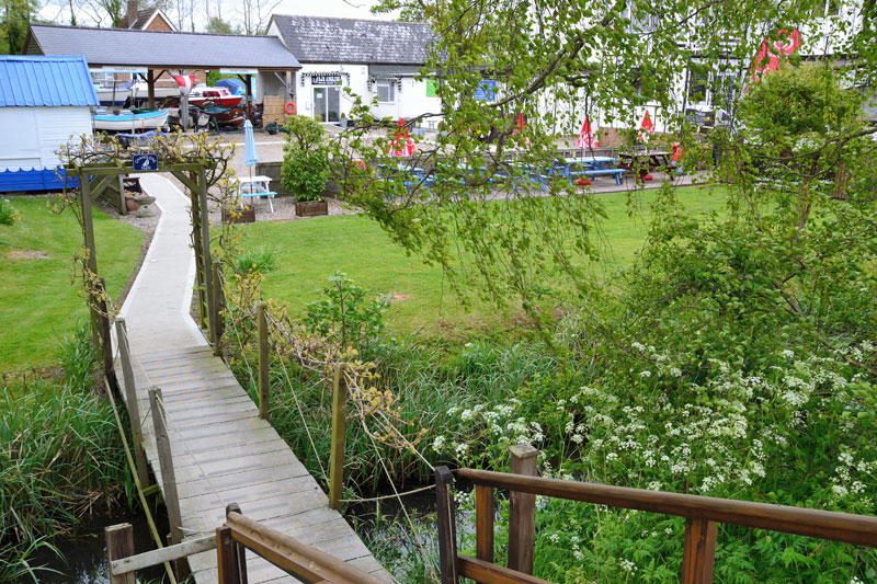 Chandler's Yard and Wayfarer's Cafe at Ludham Bridge