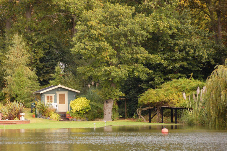 Attractive Private Gardens at North Bay on Oulton Broad