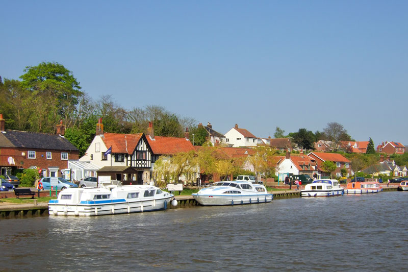 Reedham Quay from the River Yare