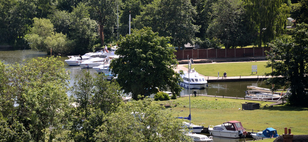 Ranworth Staithe from St Helen's Church