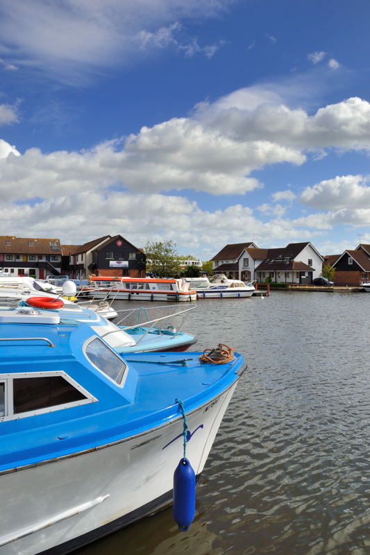 Broads Tours/Norfolk Broads Direct boatyard at Wroxham