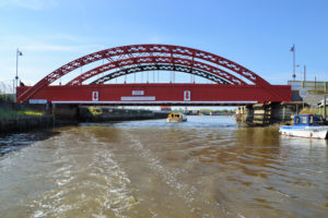 Vauxhall Bridge on the River Bure at Great Yarmouth
