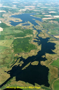 Aerial View of Hickling Broad by Mike Page